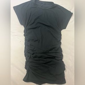 Runched t-shirt dress